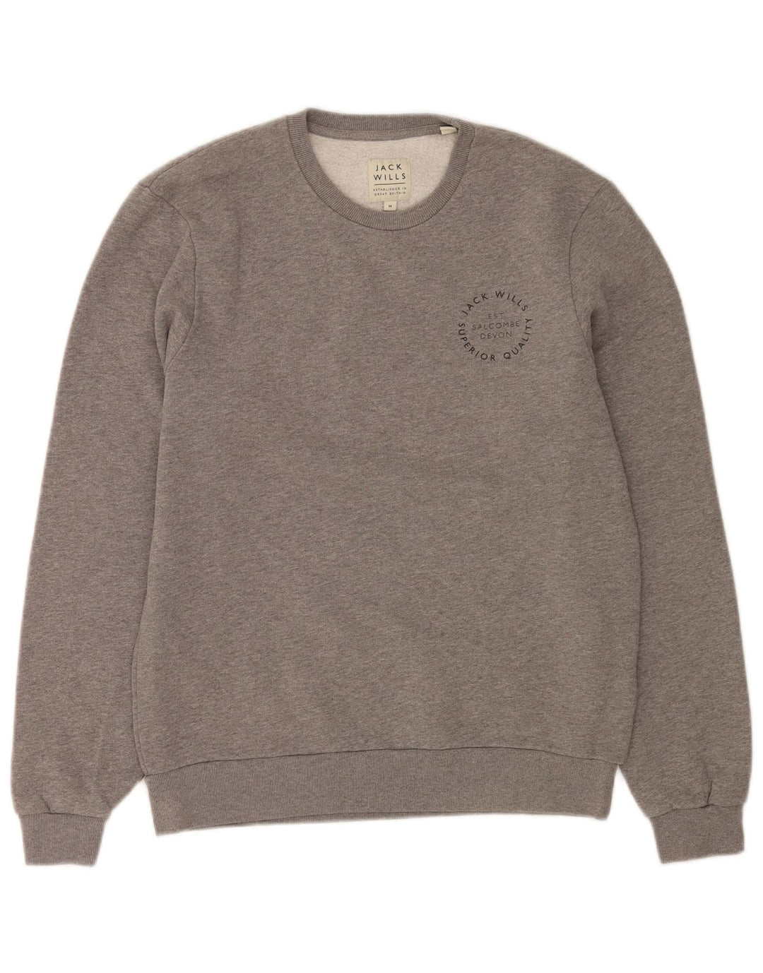 Jack Wills Muška majica s kratkim rukavima, srednje sivi flekasti pamuk