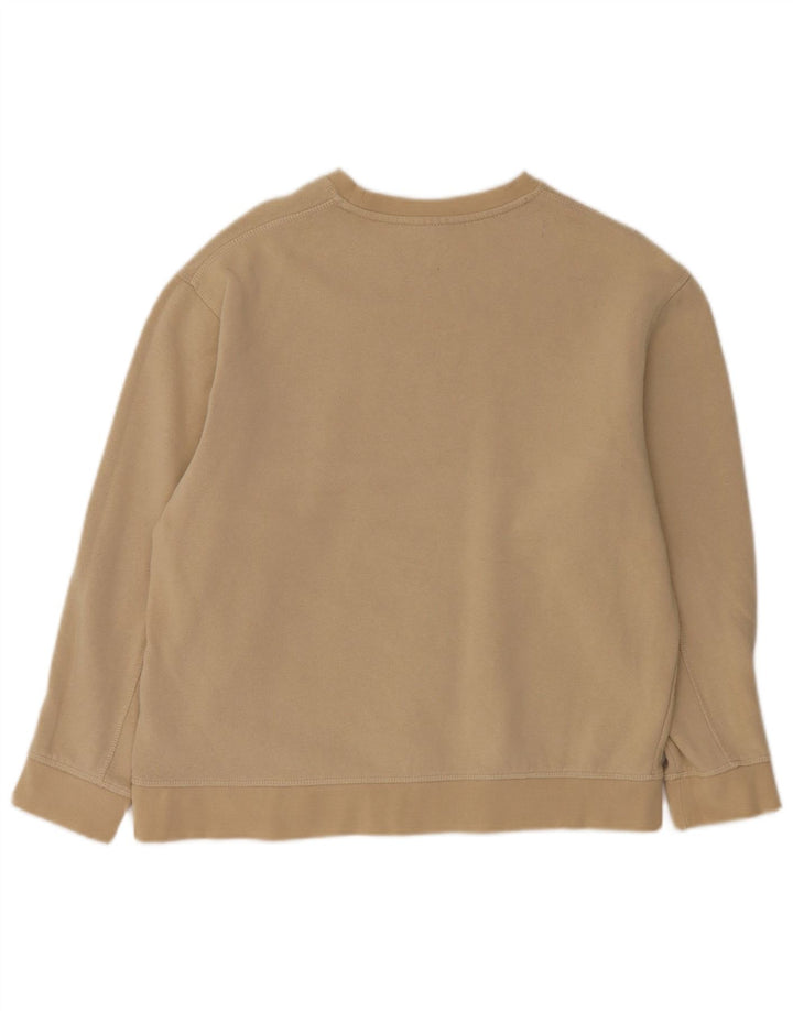 Topshop ženska majica prekomjerne veličine UK 14 srednje bež pamuk
