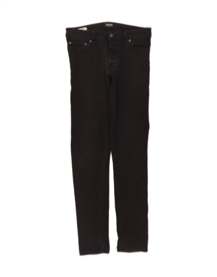 JACK & JONES Mens Skinny Jeans W32 L34 Black Polyester Vintage Jack & Jones and Second-Hand Jack & Jones from Messina Hembry 