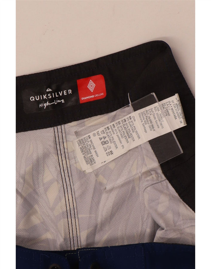 Quiksilver muške kratke hlače za kupanje, veliki plavi cvjetni poliester