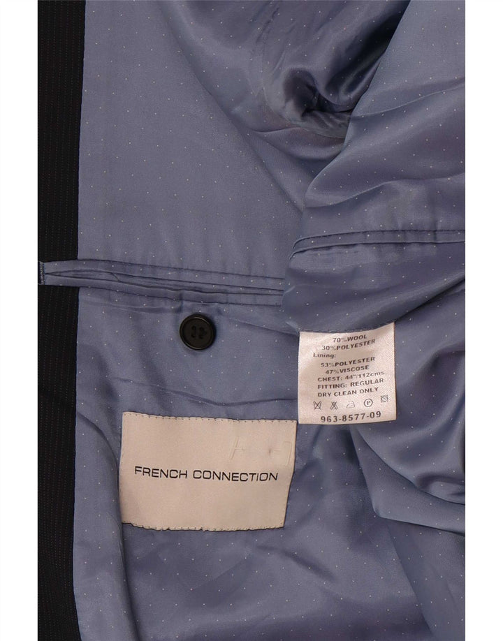 French Connection muški sako s 2 gumba UK 44 2XL tamnoplava vuna