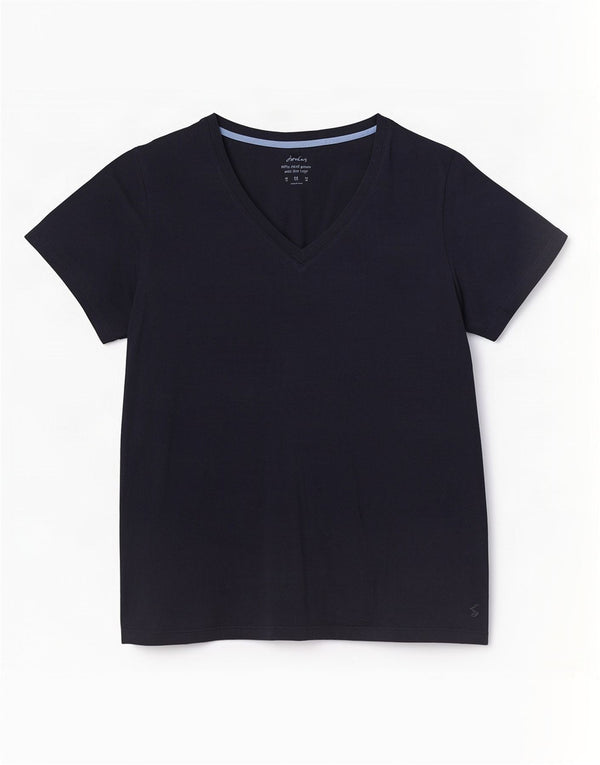 Joules ženska majica kratkih rukava UK 18 XL tamnoplavi pamuk