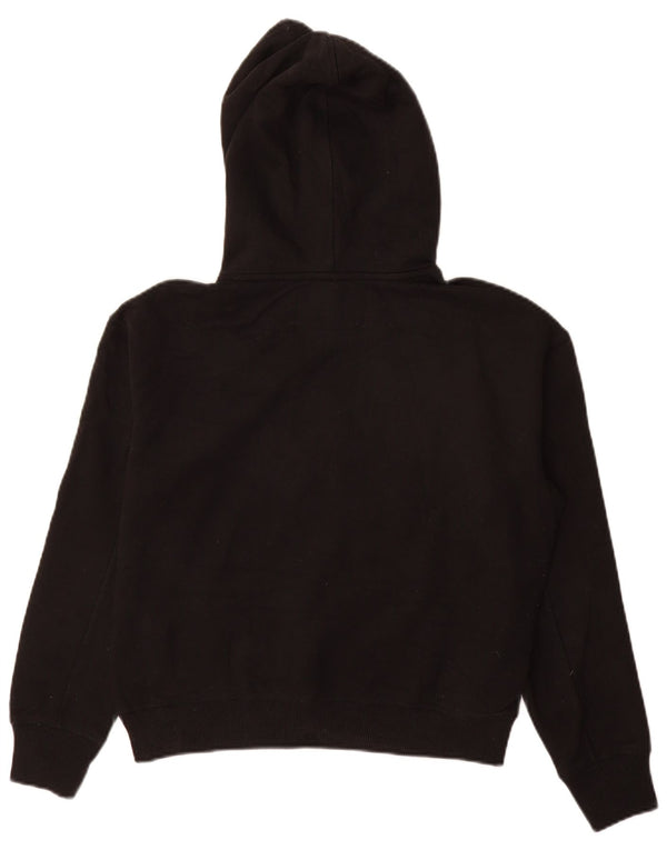 CALVIN KLEIN JEANS Ženska majica s kapuljačom UK 14 Srednje crni pamuk