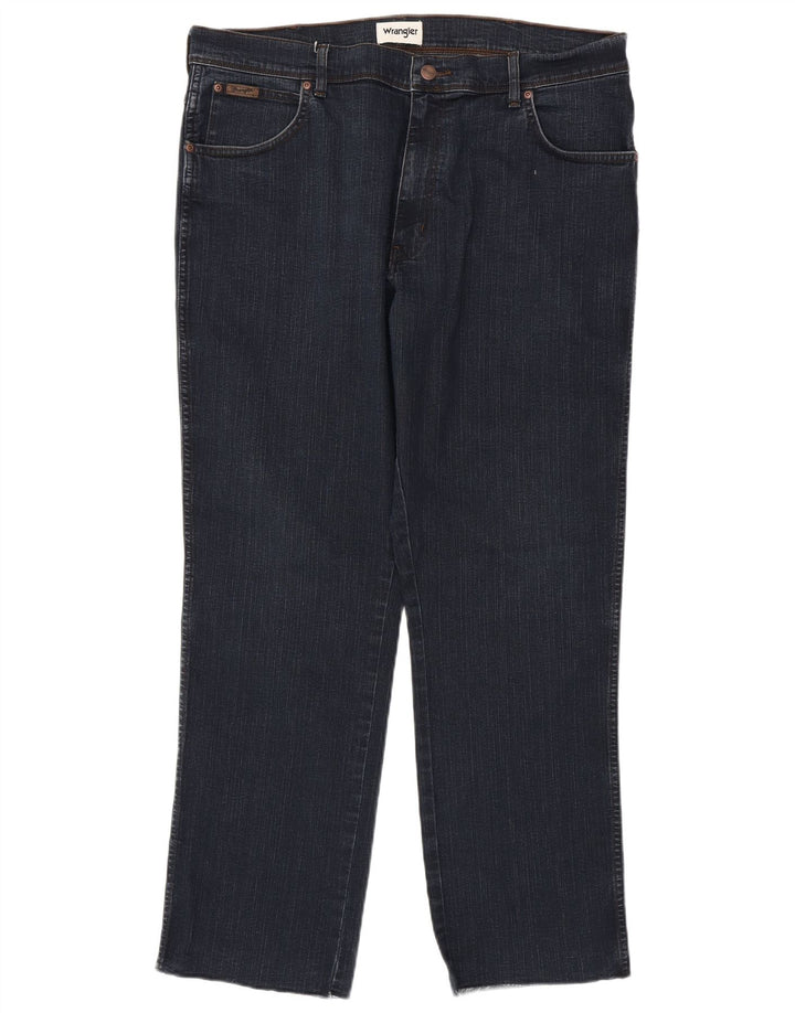 Wrangler muške ravne traperice W38 L31 tamnoplave