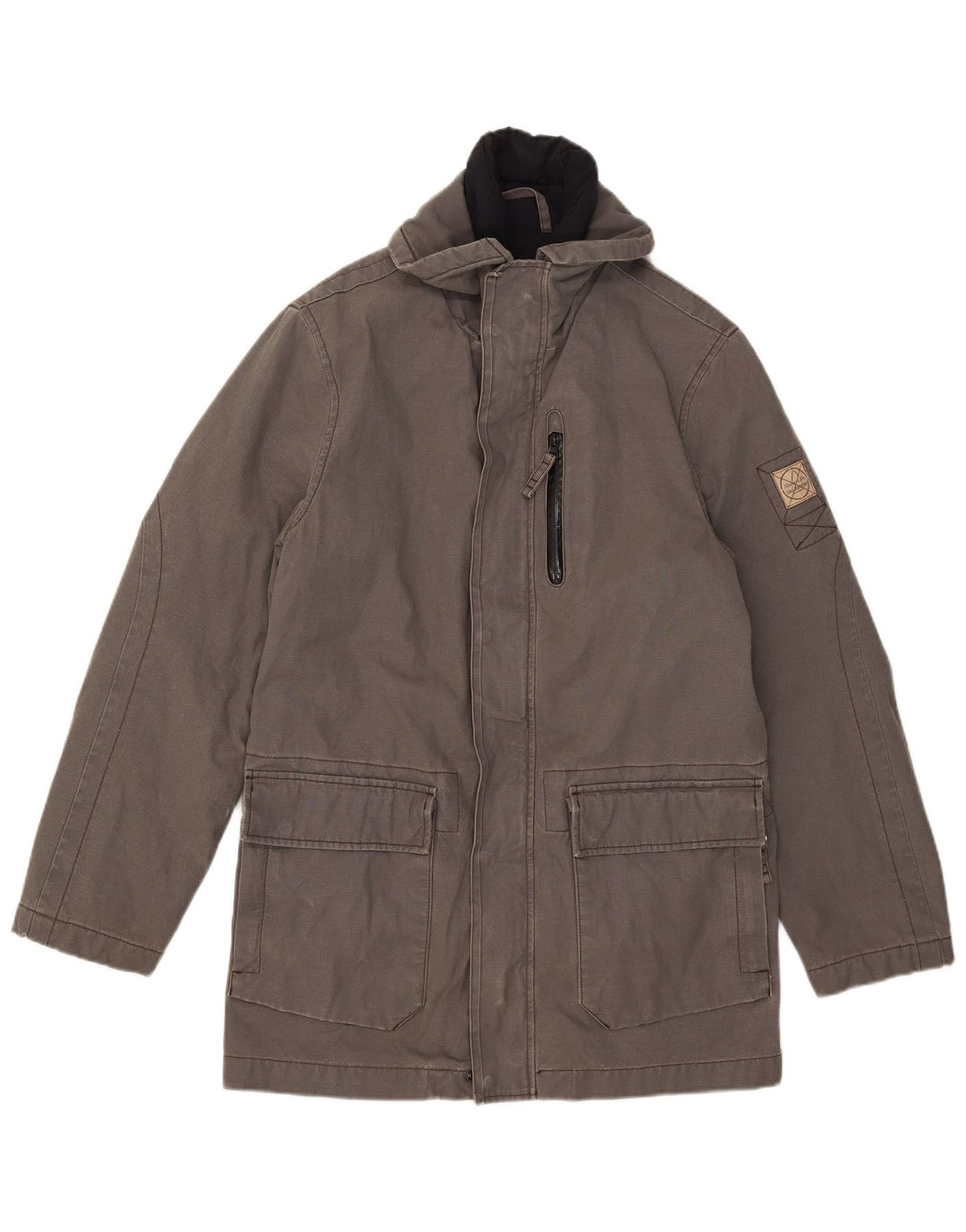 Murphy & Nye muška parka jakna UK 38 srednje sivi pamuk