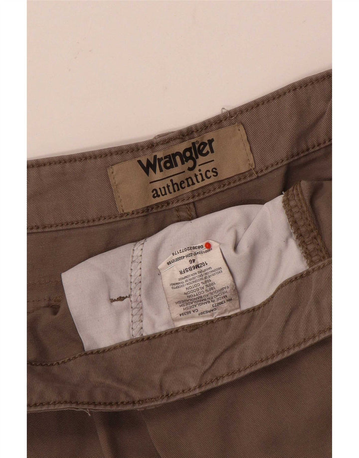 Wrangler muške kargo kratke hlače W46 3XL smeđi pamuk
