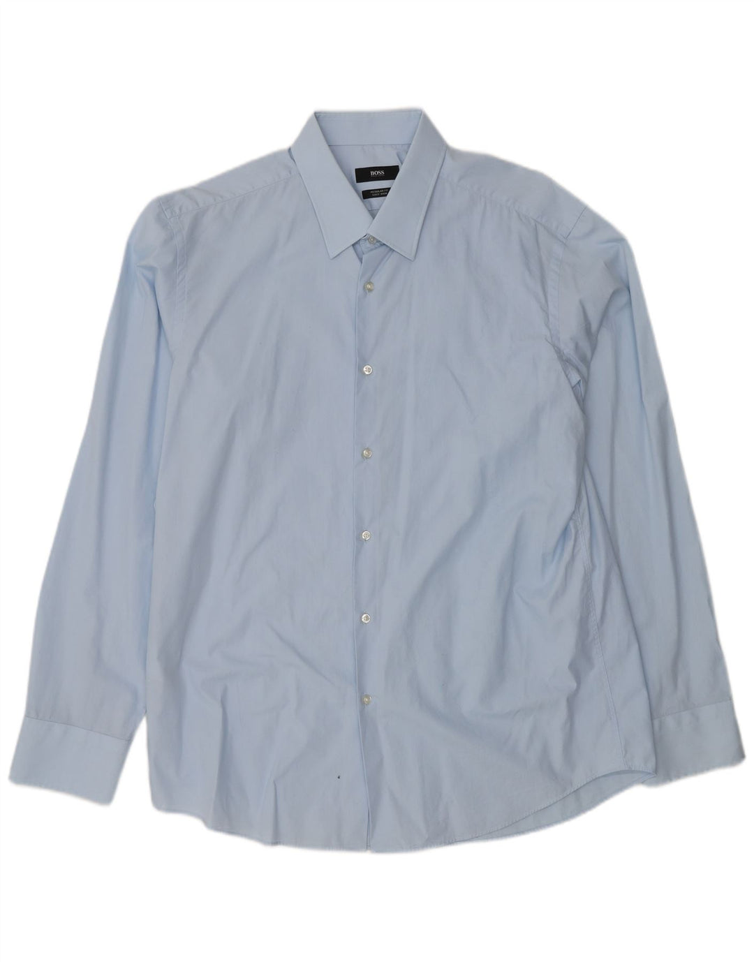 HUGO BOSS Muška košulja standardnog kroja Veličina 44 17 1/2 XL plavi pamuk