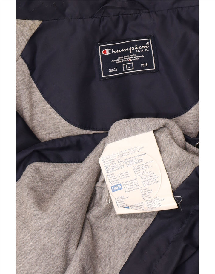 Champion muška kišna jakna UK 40 Large tamnoplavi poliamid