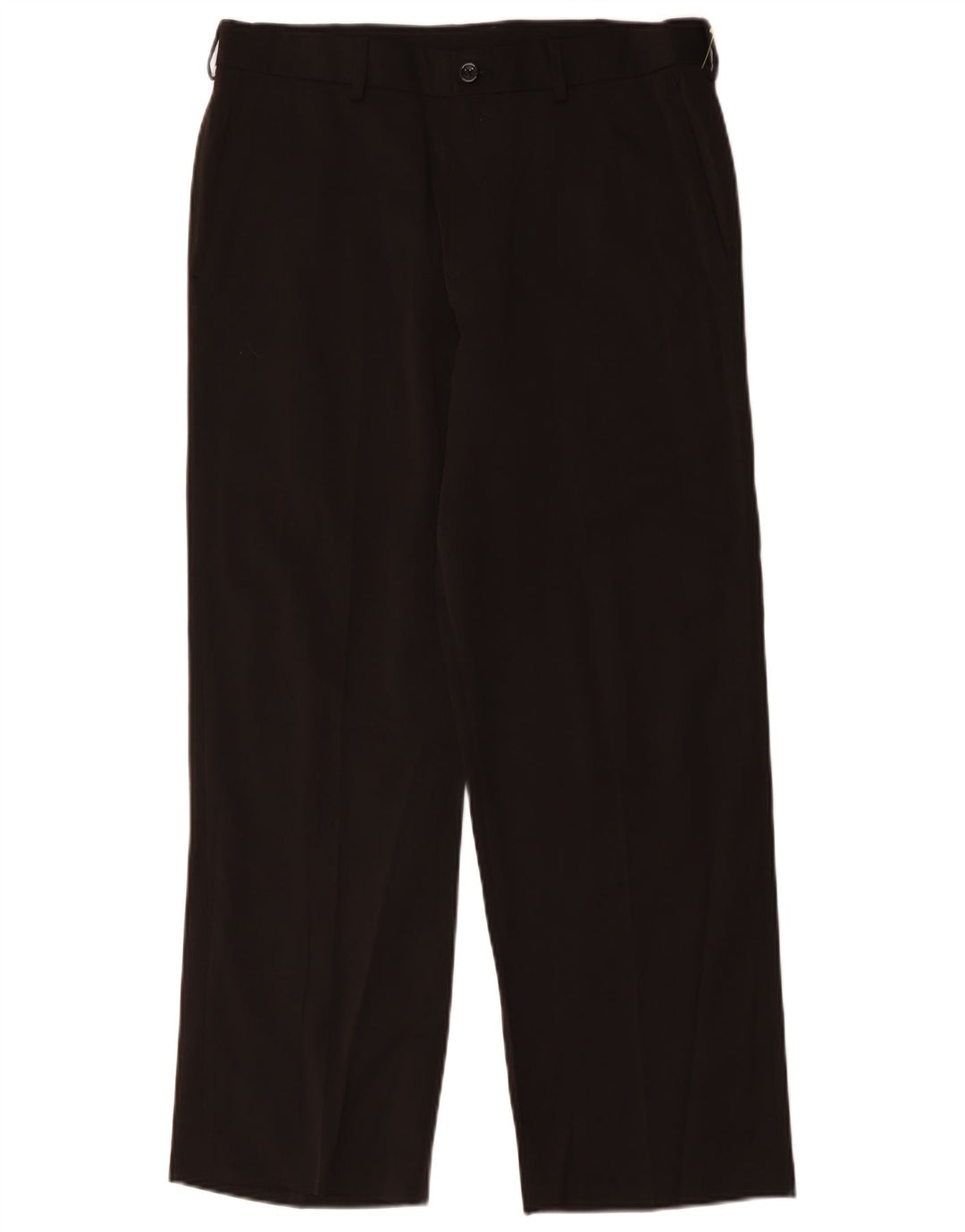 Izod muške ravne chino hlače W34 L29 crni poliester