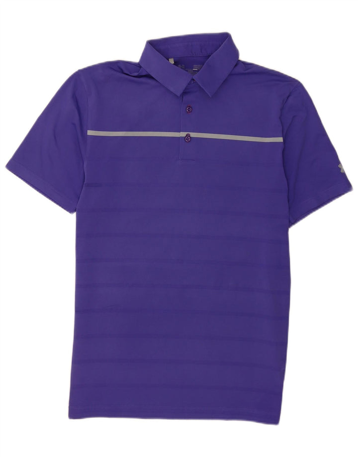 Under Armour muška polo majica od poliestera male ljubičaste pruge