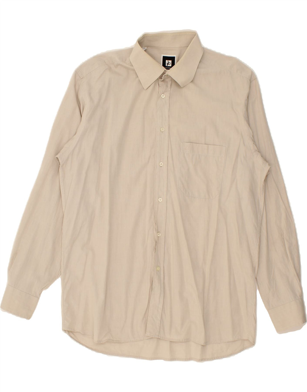 ROCCOBAROCCO Mens Shirt Size 44 17 1/2 XL Beige Vintage Roccobarocco and Second-Hand Roccobarocco from Messina Hembry 