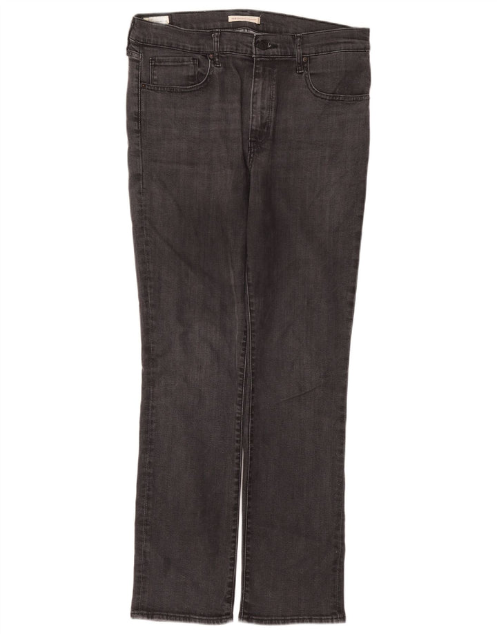 Levi's ženske ravne traperice visokog struka 724 W32 L30 sivi liocel