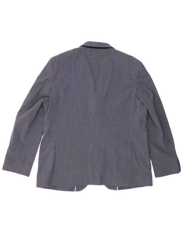 Marks & Spencer muška jakna sa 2 gumba UK 46 3XL plava vuna