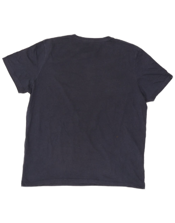 Jack & Jones muška majica kratkih rukava XL tamnoplavi pamuk