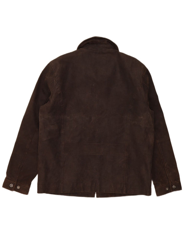Tom Tailor muška kožna jakna UK 40 Large Brown
