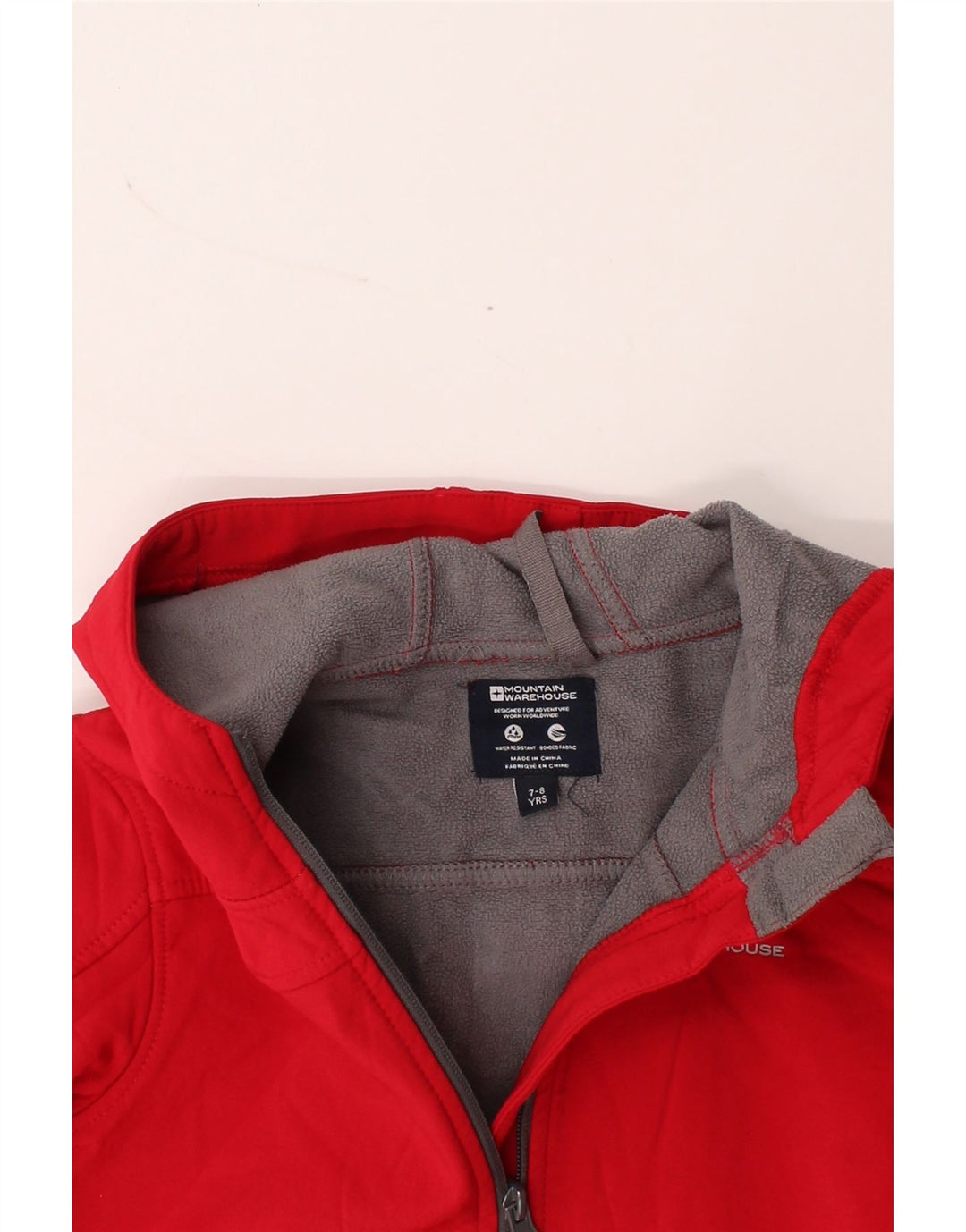 MOUNTAIN WAREHOUSE Boys Windbreaker Jacket 7-8 Years Red Vintage Mountain Warehouse and Second-Hand Mountain Warehouse from Messina Hembry 