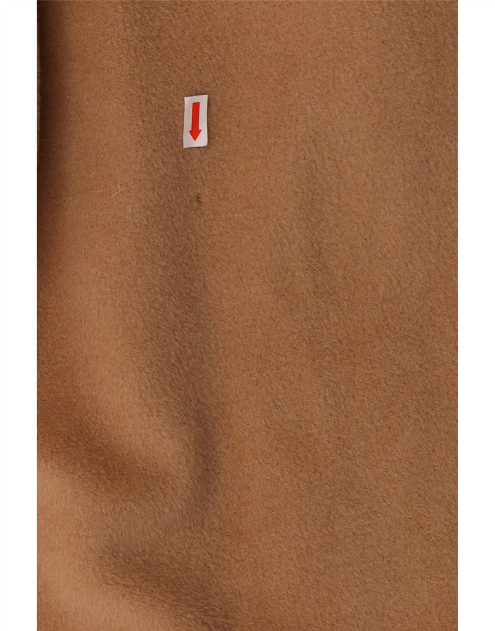 MARELLA ženski kaput s dvorednim kopčanjem UK 12 srednje bež djevičanske vune Classic