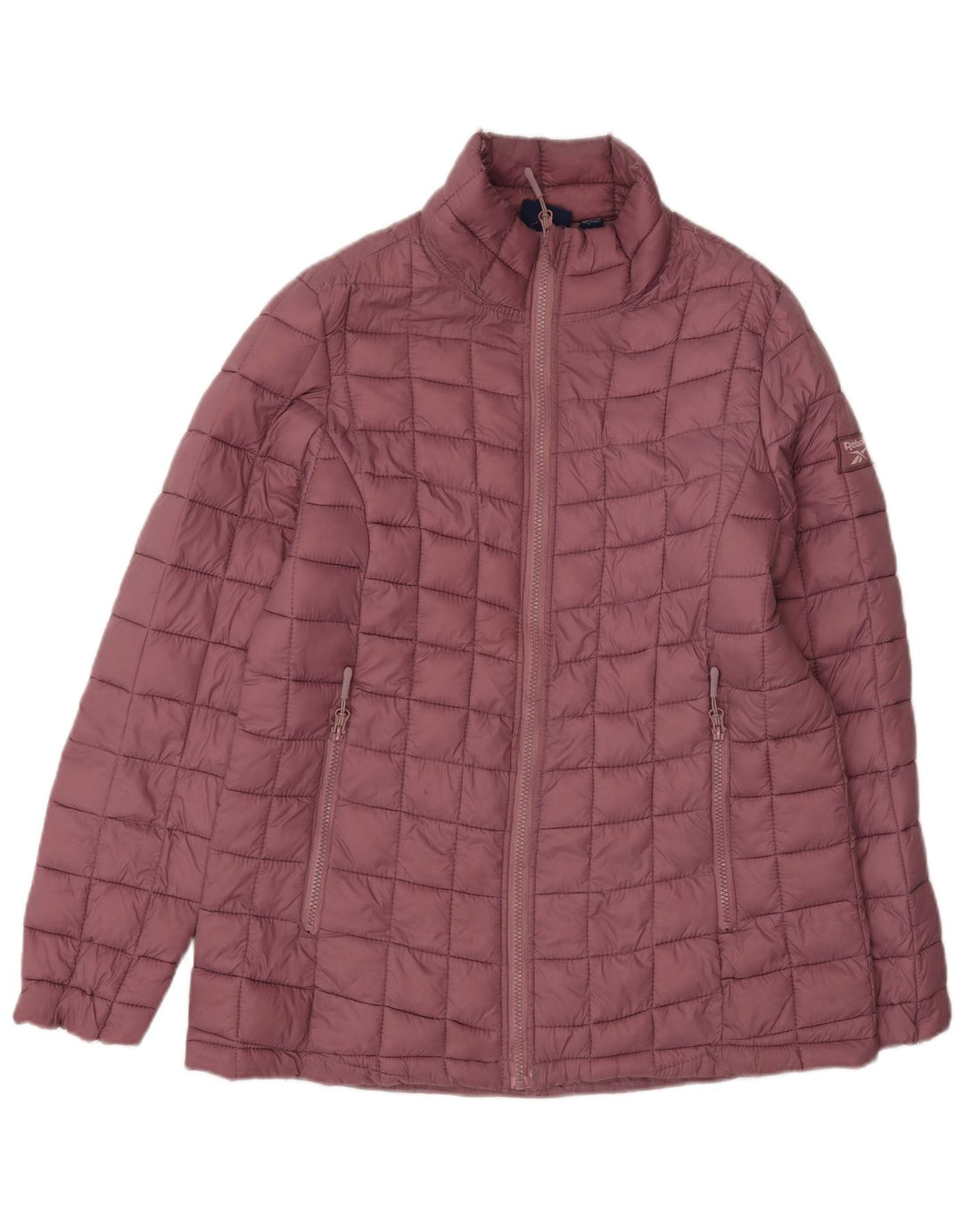 Reebok ženska podstavljena jakna UK 14 Medium Maroon poliester
