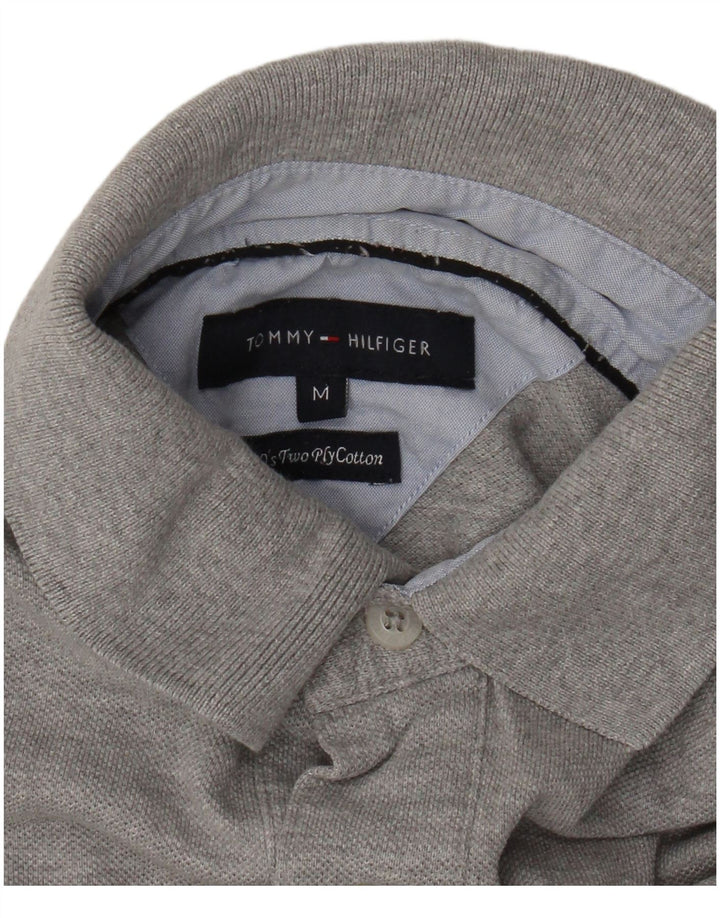 Tommy Hilfiger muška polo majica srednje sivi flekasti pamuk