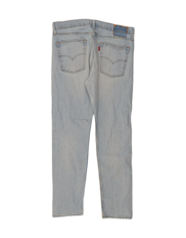 Levi's muške ravne traperice W33 L30 plavi pamuk