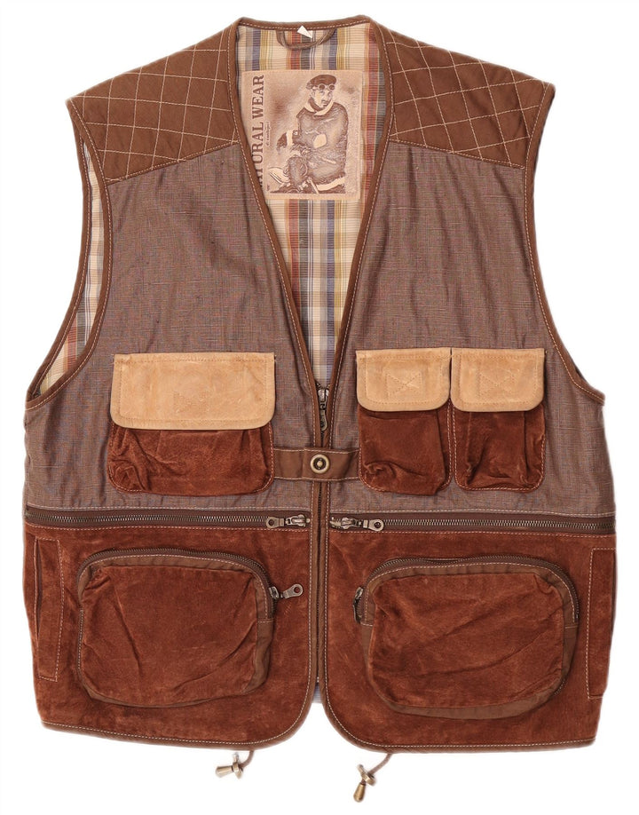 Conbipel Mens Natural Wear Utility jakna IT 48 srednje smeđe boje