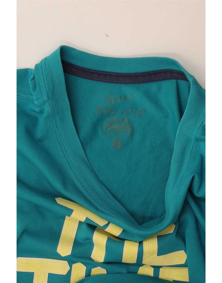 Nike Dri Fit Graphic T-Shirt majica srednje tirkizne boje