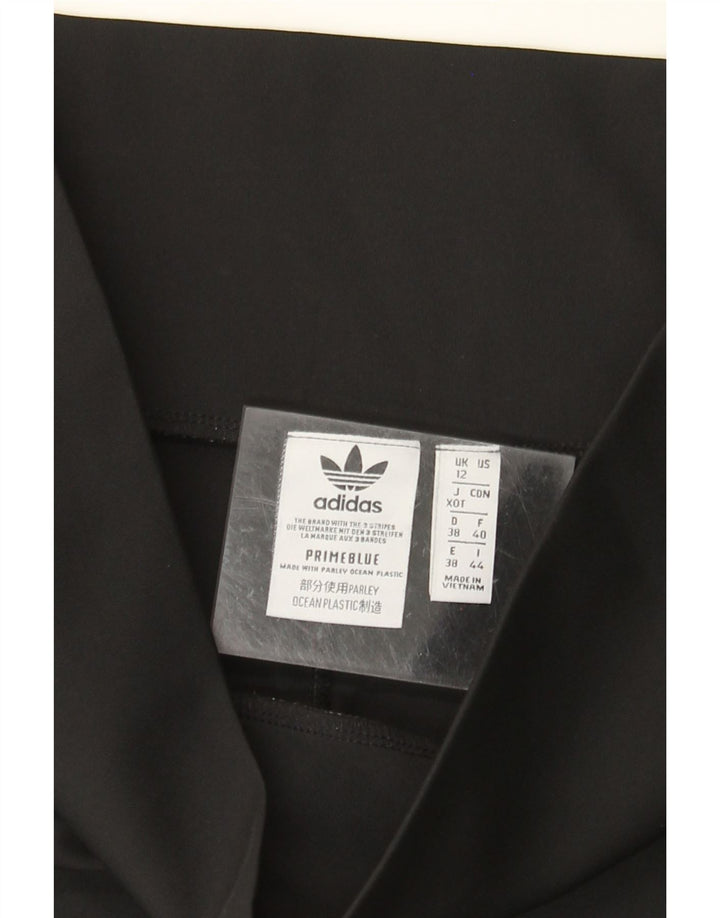 ADIDAS ženske sportske kratke hlače UK 12 Srednje crni poliester