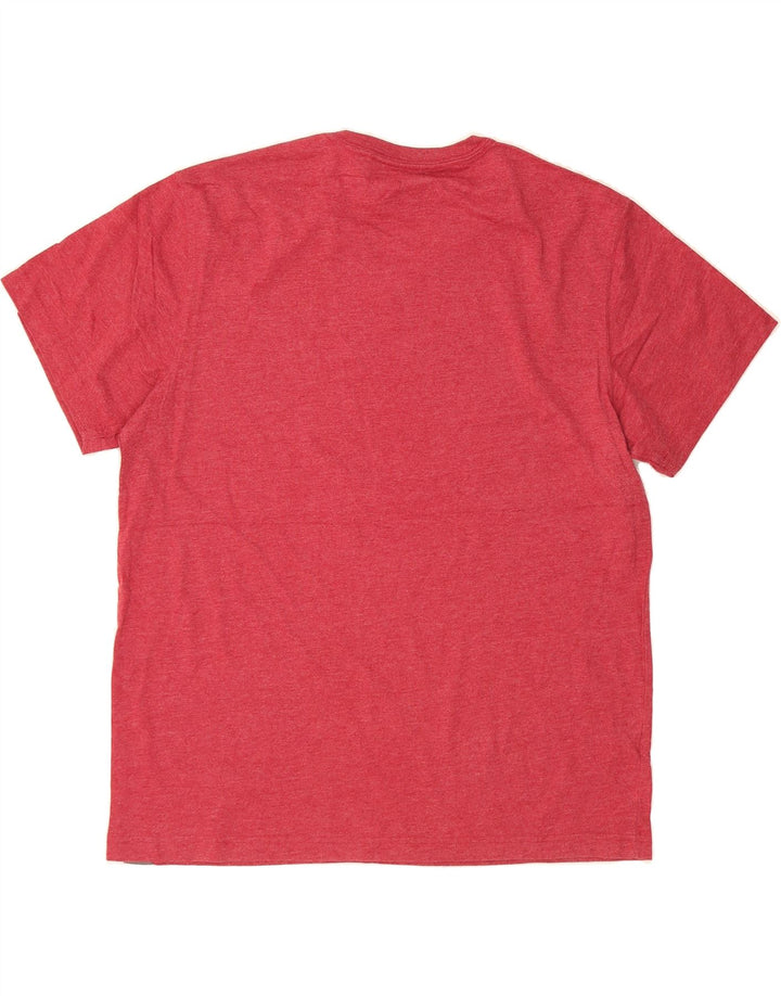EDDIE BAUER Mens T-Shirt Top Large Red Cotton Vintage Eddie Bauer and Second-Hand Eddie Bauer from Messina Hembry 