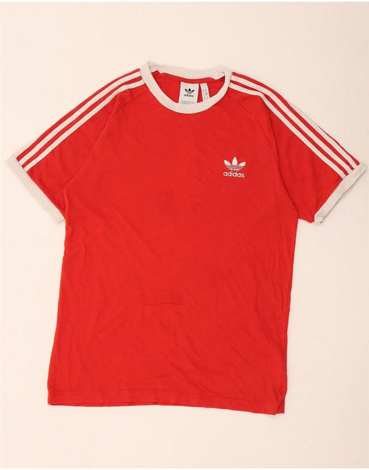 Adidas muška majica kratkih rukava Srednje crveni pamuk