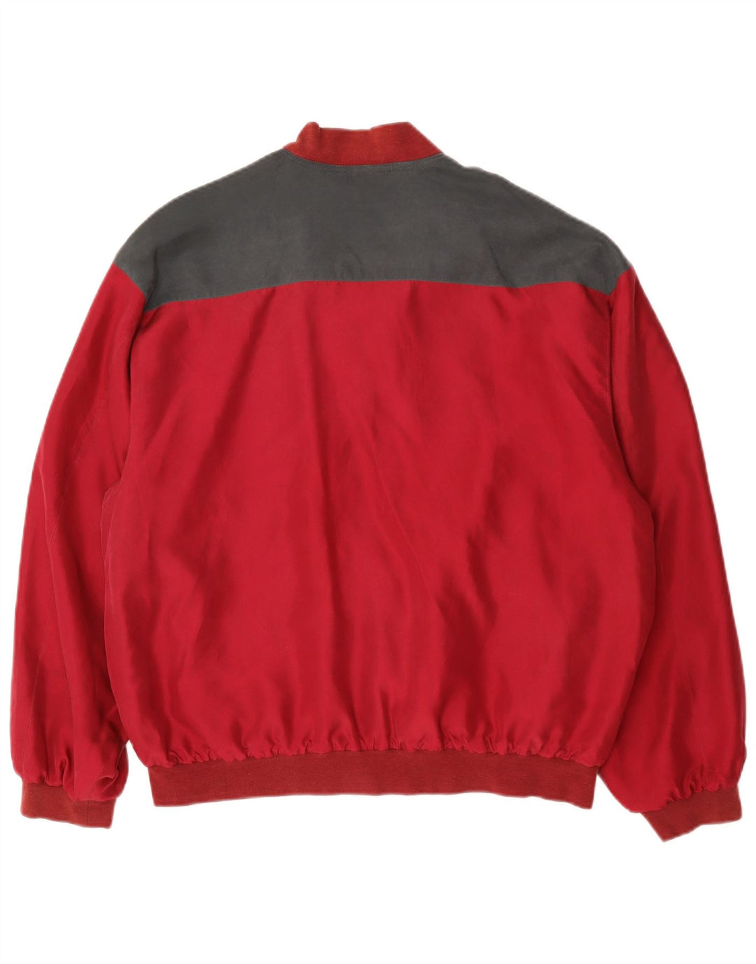 C&A muška bomber jakna širokog kroja EU 48/50 Srednje crvena Argyle/Diamond Silk