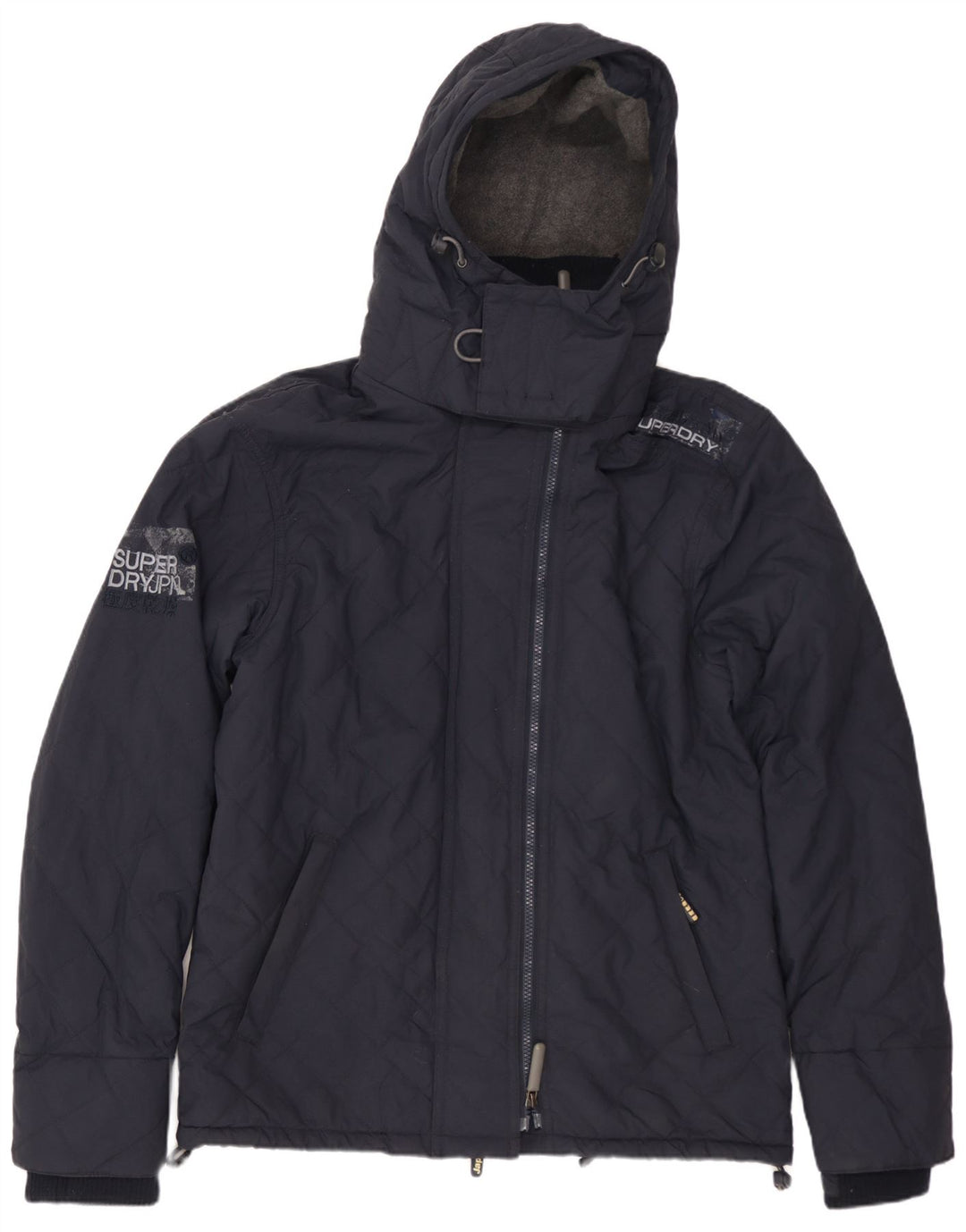SUPERDRY ženska jakna s grafičkom vjetrovkom UK 14 Srednje tamnoplava