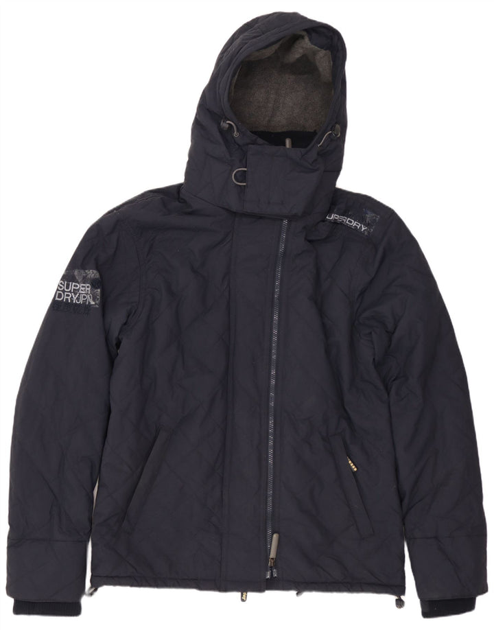 SUPERDRY ženska jakna s grafičkom vjetrovkom UK 14 Srednje tamnoplava