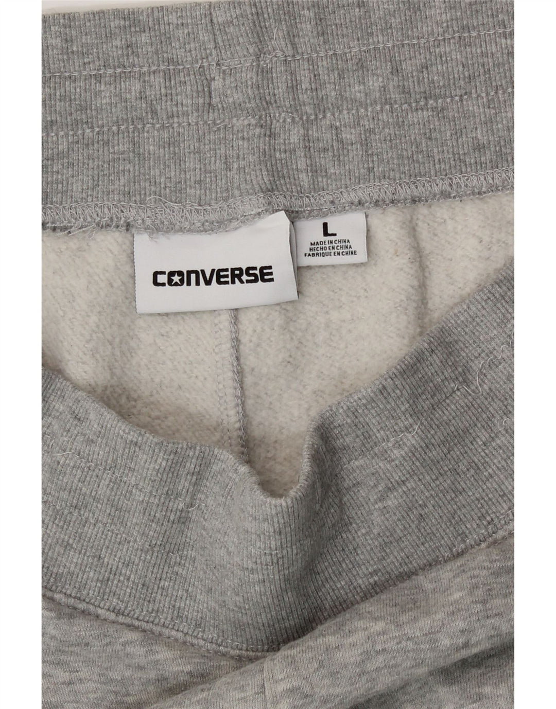 Converse muške trenirke Hlače Joggers Large Grey Pamuk