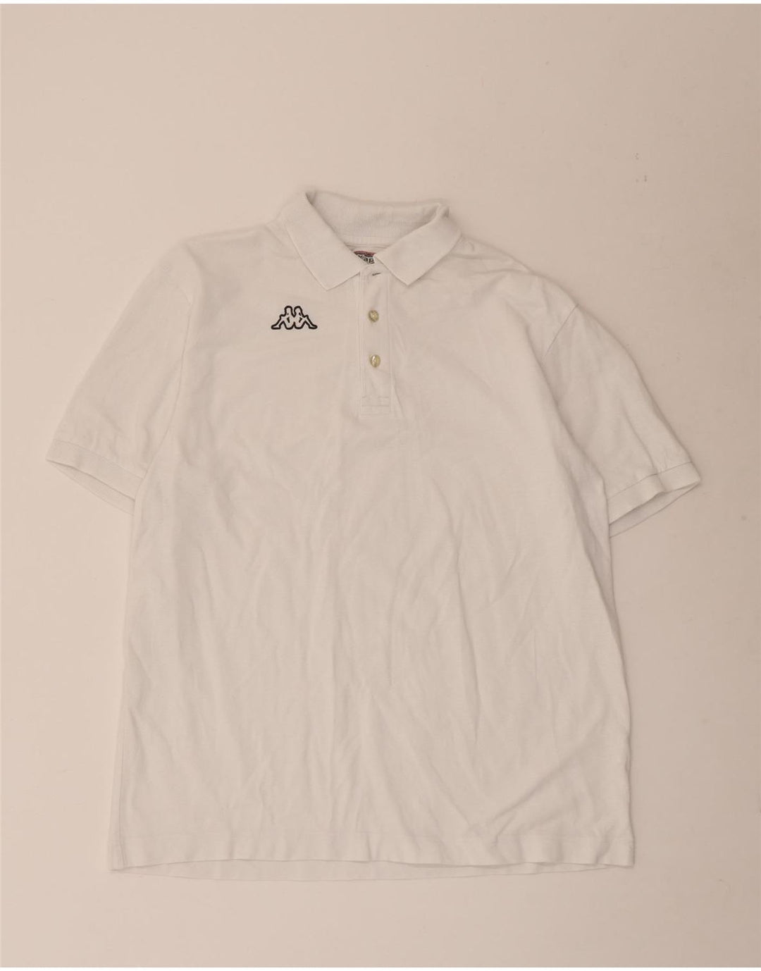 Kappa muška polo majica XL bijeli pamuk