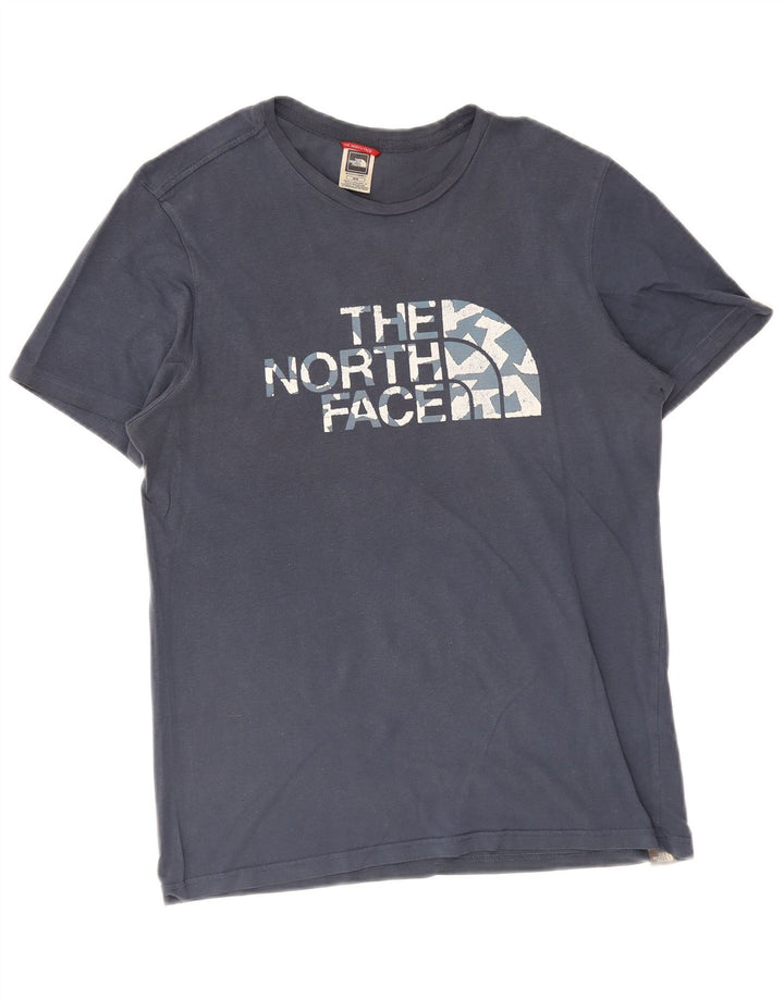 Srednje plava muška majica s grafičkim motivima The North Face