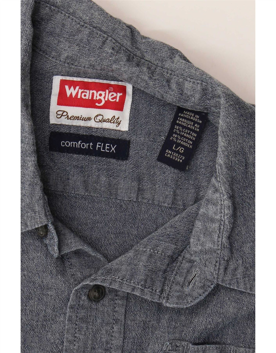 Wrangler velika plava pamučna muška majica kratkih rukava