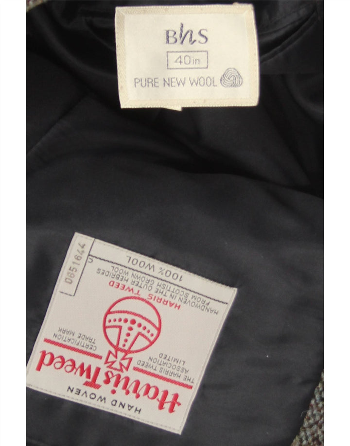 Bhs muška jakna Harris od tvida UK 38 srednje siva nova vuna