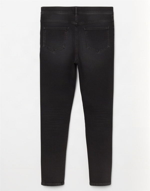 Marks & Spencer ženske jegging traperice UK 14 velike W32 L27 crni pamuk