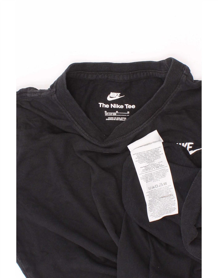 Nike Boys T-Shirt Top 10-11 Years Srednji crni pamuk