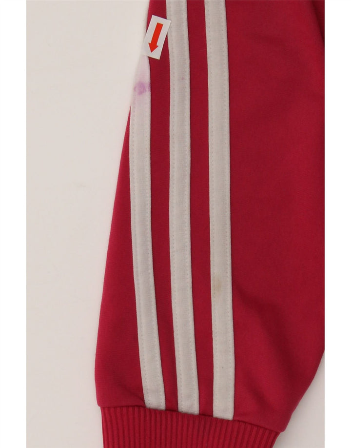 ADIDAS Girls Tracksuit Top Jacket 13-14 Years Pink Polyester Vintage Adidas and Second-Hand Adidas from Messina Hembry 