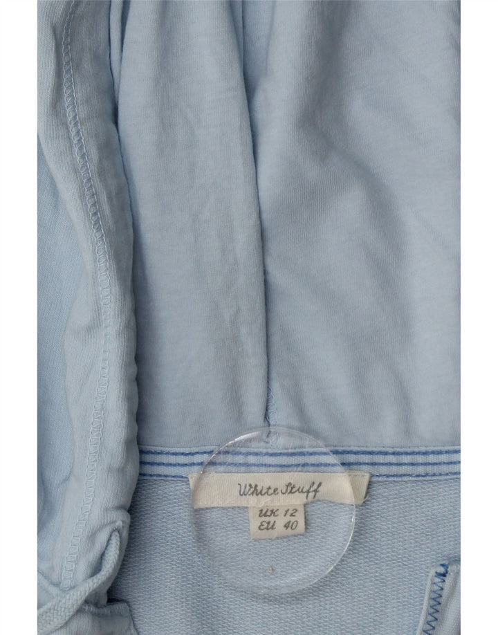 WHITE STUFF Ženska majica s kapuljačom UK 12 Srednje plavi pamuk
