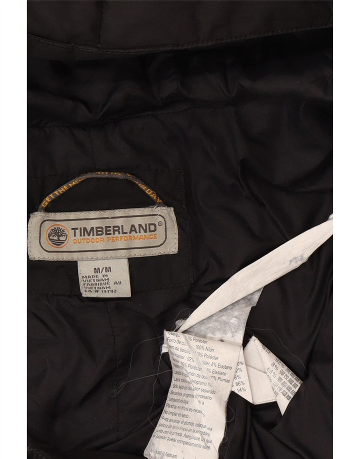 Timberland ženski podstavljeni kaput s kapuljačom UK 14 srednji crni poliester