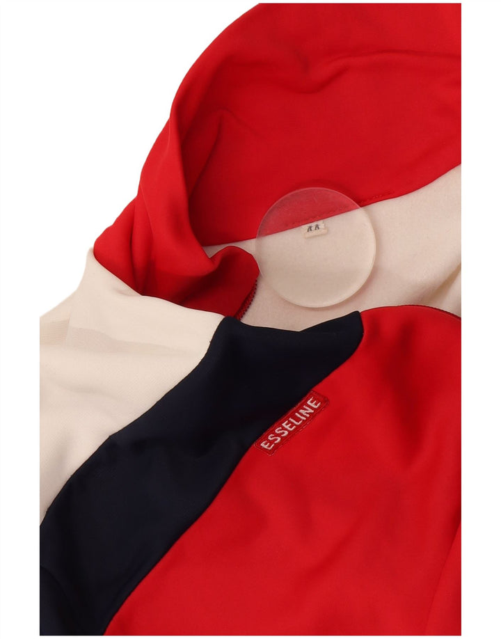 Vintage ženska gornja jakna od trenirke IT 44 XS Red Colourblock