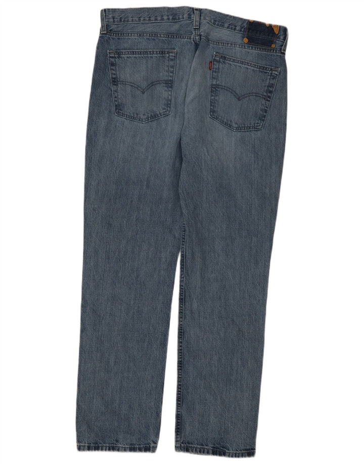 Levi's muške ravne traperice W36 L32 plavi pamuk