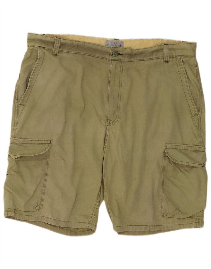 Marks & Spencer Regular Cargo kratke hlače W38 XL kaki pamuk