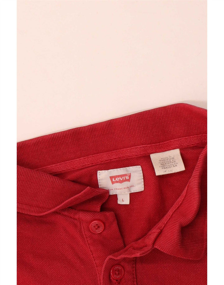 Levi's muška polo majica velika crvena pamuk