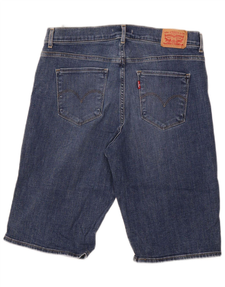 Levi's ženske bermuda traper kratke hlače W30 srednje plavi pamuk