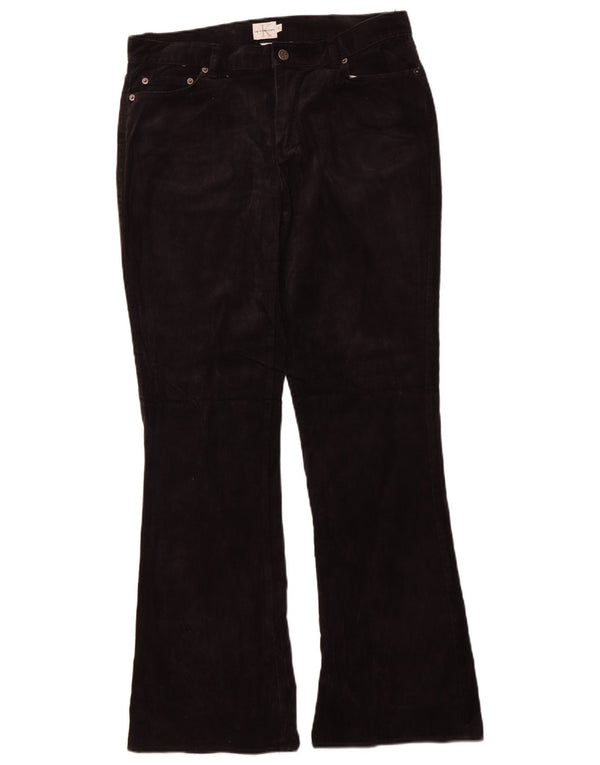 Ženske hlače od samta Calvin Klein US 13 Large W34 L32 crni pamuk