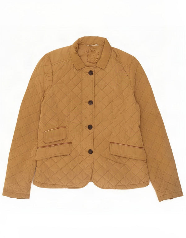 Massimo Dutti ženska prošivena jakna UK 14 Large Beige Polyester