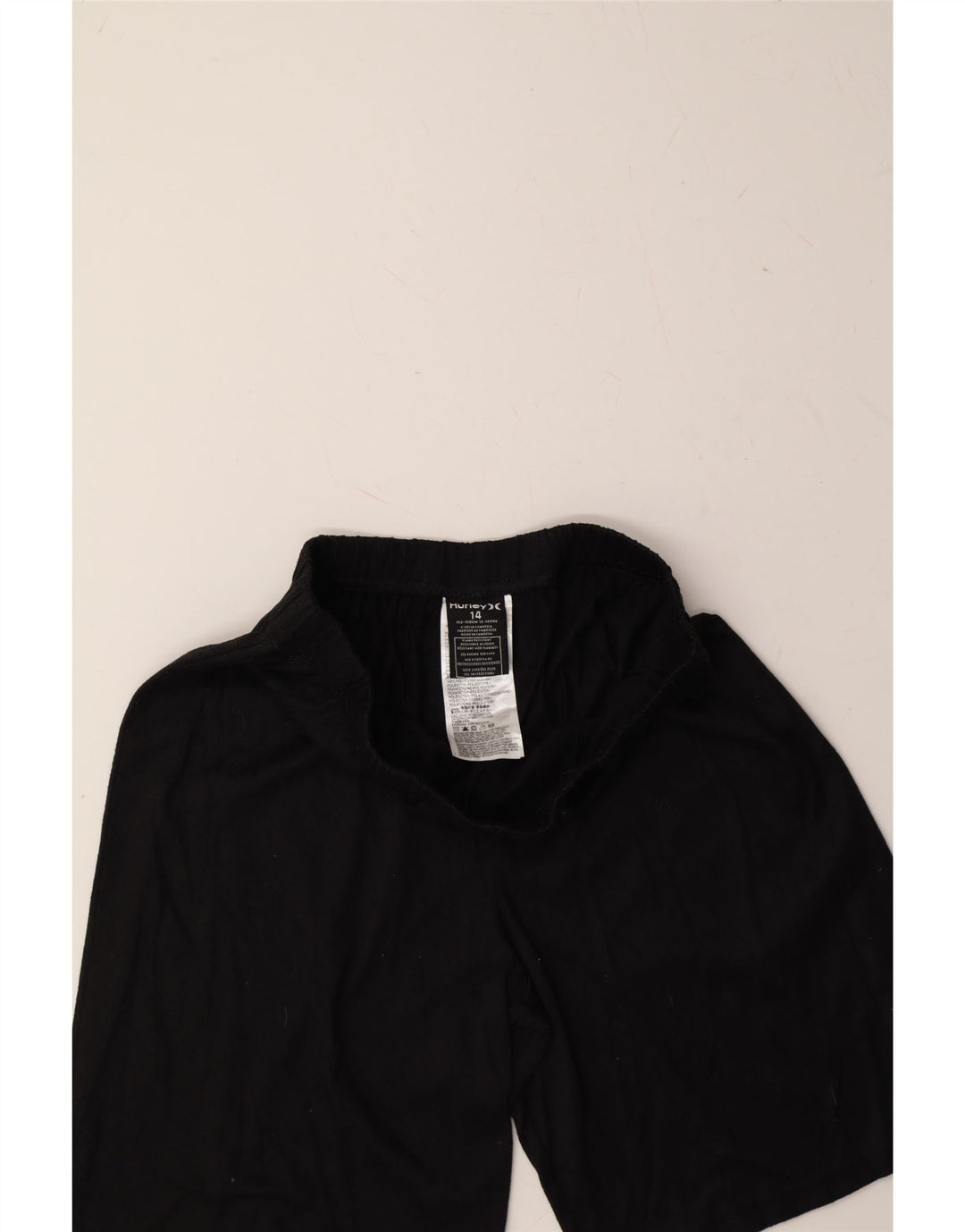 HURLEY Boys Sport Shorts 13-14 Years  Black Polyester Vintage Hurley and Second-Hand Hurley from Messina Hembry 